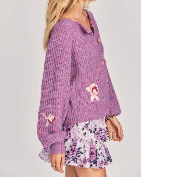 LoveShackFancy Sweaters Nwt Loveshackfancy Brookie Cardigan In